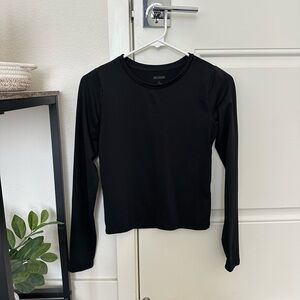 Hollister Seamless Fabric Black Long Sleeve Top